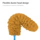 thumbnail image 3 of 2/1 plumero de microfibra ajustable, con cabezal flexible, plumero extensible para limpiar ventiladores de techo alto, techo interior, telaraña, polvo hueco, uso húmedo o seco Adepaton CJWUS-3432, 3 of 8