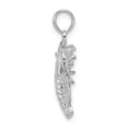 thumbnail image 6 of Auriga Fine Jewelry 925 Sterling Silver Rhodium-Plated Polished Florida Lobster Pendant L -24mm, W -9mm), 6 of 6