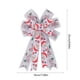thumbnail image 3 of Lazo decorativo de Navidad | Cinta festiva de poliéster para fiestas | Opciones de Oro Rojo Plata | Material duradero anti-decoloración | Clásico Estampado de Árbol de Copo de Nieve de Santa, 3 of 6