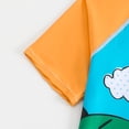 thumbnail image 7 of Gubotare Little Boy Rash Guard Boys One Piece Swimsuit Boy Swimwear Rash Guard Suits Short Sleeve Zipper Bathing Suit Beach UPF 50+ with Hat 5t 6t (Orange,5-6 Years), 7 of 7