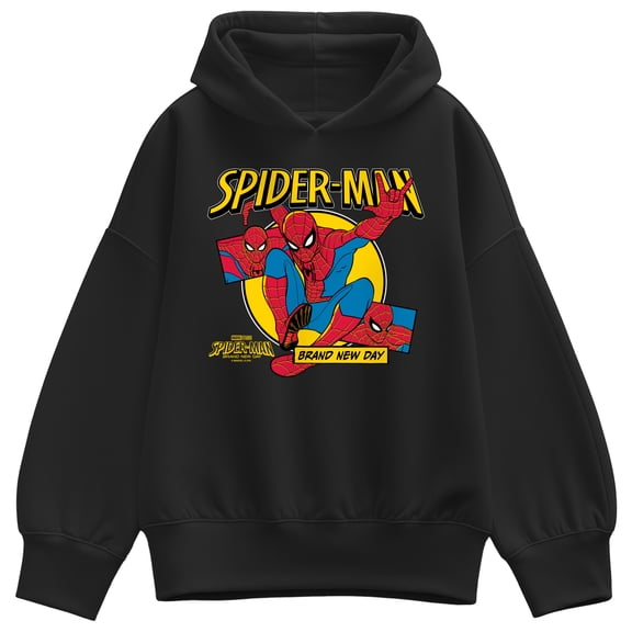 Spider-Man - Comic Page Oversized Fleece Hoodie Sweatshirt