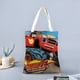 thumbnail image 2 of Blaze and the Monster Machines Bolso de tela con estampado de lienzo para mujer, bolsa de compras reutilizable y estética, con cremallera interior, regalo para mujer, 35 × 40 cm., 2 of 6