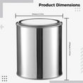 thumbnail image 4 of 12Pc Metal Paint Cans 0.5L Empty Unlined Paint Cans Metal Paint Pails, 4 of 5