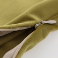 thumbnail image 3 of de almohada de tiro de color sólido de suave y cómodo Funda de cojín 12x20 " Amarillo verde Sunnimix Funda de almohada de terciopelo suave, 3 of 8