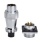 thumbnail image 5 of Conector De Aviación, Conector De Aviación Macho Hembra Compacto, Resistente Al Agua, De aleación De Zinc, Estable Para La Industria, 5 of 7