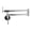 Chrome, variant on Kitchen Mixer Sink Tap Chrome Matte Black Brushed Nickel Wall Mounted Pot Filler Faucet With 24" Double Jointed Swinging Spout