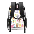 thumbnail image 2 of Kdxio Happy Easter1 Clear Backpack, Transparent Bookbag for School for Women Men, Capacity Clear Bag for College, Travel, 2 of 7