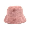 thumbnail image 3 of Clearance! Lisingtool Sun Hats for Women Womens Solid Color Winter Thermal Windproof Bucket Fisherman Hat for Women for Girls Promotion Sale, 3 of 3