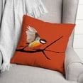 thumbnail image 3 of Creative Products Flying Bird on Branch with Orange 20x20 Indoor / Outdoor Pillow, 3 of 3