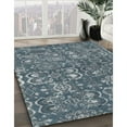 thumbnail image 2 of Ahgly Company Indoor Round Contemporary Blue Abstract Area Rugs, 8' Round, 2 of 6