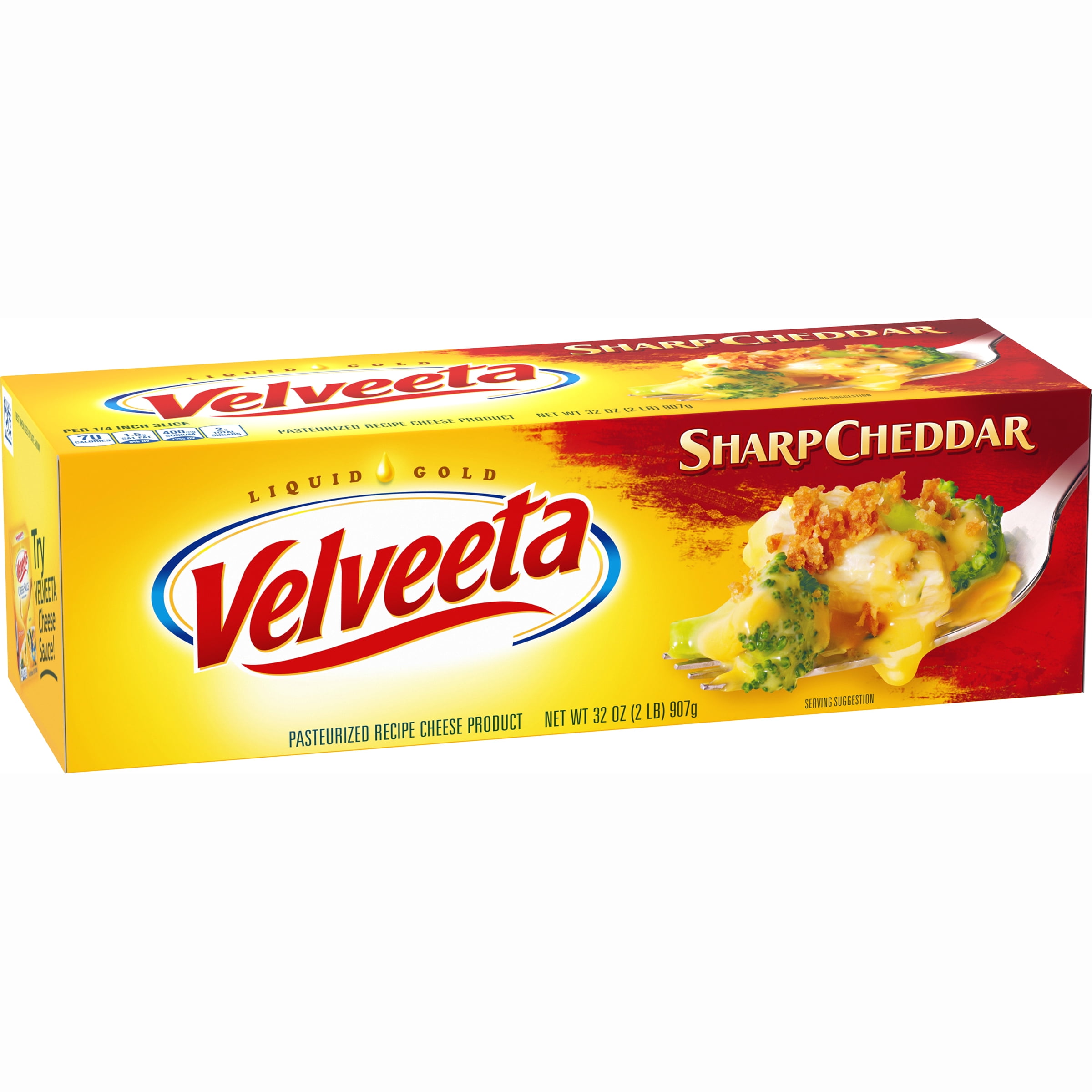 Velveeta Sharp Cheddar, 32 oz Box