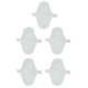 thumbnail image 4 of Compresas sanitarias reutilizables, 5 piezas de compresas menstruales lavables, protectores de bragas de tela absorbente, compresas menstruales de tela suave, estándares líderes en la industria, 4 of 8
