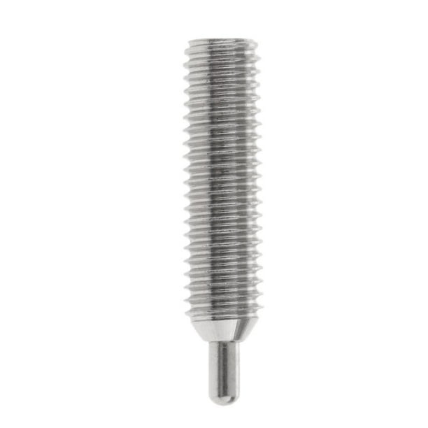 Tornillo de resorte de acero inoxidable con cabeza hexagonal y bola de precisión, usado en proyectos domésticos. sol