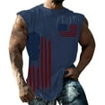 thumbnail image 2 of Mens American Flag Shirt Tank Top 4th Of July Shirt Patriotic USA Sleeveless Summer Workout Gym Funny Tanks Graphic Tee XXL, 2 of 4