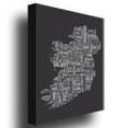 thumbnail image 2 of Trademark Art "Ireland City Map V" Canvas Wall Art by Michael Tompsett, 2 of 3