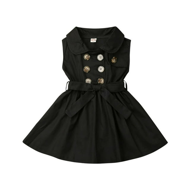 Toddler Baby Girl Ruffle Sleeveless Tutu Dress Princess Party Dresses Clothes