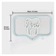 thumbnail image 3 of Letrero De Neón De Diente Para Decoración De Dentista Luz De Neón Para Decoración De Consultorio Dental Letrero De Oficina Iluminado 40cmx26,7cm, 3 of 6