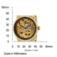 thumbnail image 3 of Invicta Men's 10240 Specialty Gold Tone Skeleton Dial Gold Plated Steel Bracelet Watch, 3 of 4