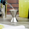 thumbnail image 3 of Stainless Steel Jigger 2 oz 1 oz Double Cocktail Jigger for Bartending with Measurements Home Kitchen Bar Drinkware Measuring Tools and Gadgets(Two-piece suit), 3 of 5
