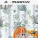 thumbnail image 2 of Duschdraperi Höst Vattenfärg Blommig Lönnlöv Duschdraperi för Badrum Boho Höst Thanksgiving Pumpa Hem Badkar Dekoration Vattentätt Tyg, 2 of 4