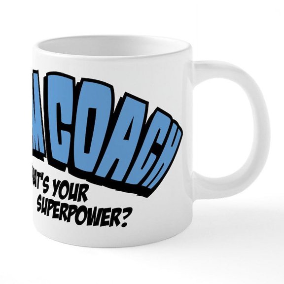 CafePress - I'm A Swim Coach What's You - 20 Oz White Ceramic Mega Mug