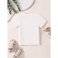 thumbnail image 2 of Jesus Loves Me" Colorful Letter Print Boys' T-Shirt - Soft Cotton, Comfortable Short Sleeve Crew Neck, Ideal for Spring/Summer Casual Wear, Boy T Shirt, 2 of 6