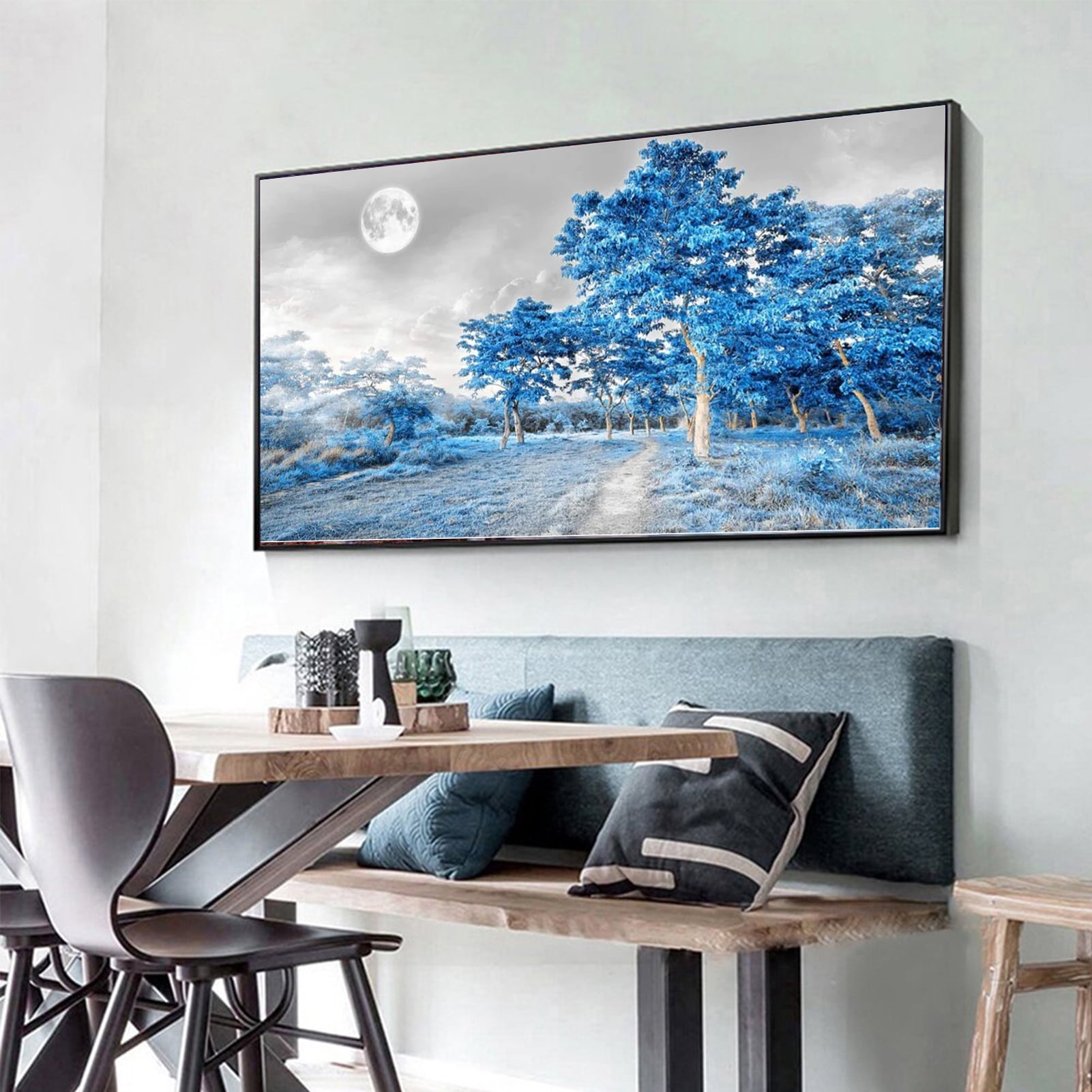 5d Diamond Painting Full-jewelled Living Room Landscape Painting