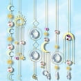 thumbnail image 2 of XunW Crystal suncatcher Rainbow Maker Hanging Prism Ornament Pendant Home Garden Car Decoration 6Pack, 2 of 19