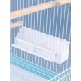 thumbnail image 2 of 1pc Hanging Dual-Compartment Feeder With Large Capacity For Parrots, Bird Cage Accessory Suitable For All Seasons, 2 of 5