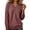 Dusty Plum, variant on DYTTDG Women's V-Neck Sweater | Long Sleeve Loose Fit Solid Color Knit Pullover Top, Ribbed Cuffs and Hem Casual Jumper for Daily Outfits
