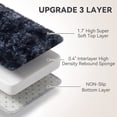 thumbnail image 3 of YEERSWAG Shag Area Rug, 5 x 8 ft Ultra Soft Fluffy Area Rug for Living Room Bedroom Indoor Carpet, Dark Blue, 3 of 9