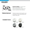 thumbnail image 5 of Houzer Platus 26 in White Fireclay Undermount Square Single Bowl Kitchen Sink - PTU-2800 WH, 5 of 7