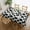 1, variant on Rectangle Table Cloth, Black and White Moroccan Pattern Resistant Washable Tablecloth Decorative Table Cover for Dining, Indoor and Outdoor