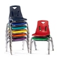 thumbnail image 2 of Berries Kids School Chair with Chrome Plated Legs (16 in. H - Green), 2 of 2