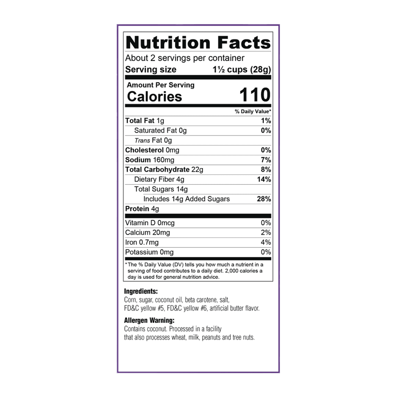 (3 pack) Jukiao Sweet and Salty Popcorn Jumbo Size, Non-GMO Corn, 7 oz Bag