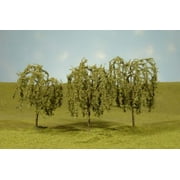 Bachmann HO Scale Train Scenescapes 3"-3½ " Willow Trees (3 Per Box) 32014