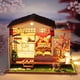 thumbnail image 2 of Wooden House Japan Style Miniature Doll House Kits Mini Dollhouse with Furniture Precised Design Dollhouse For Decoration heqiyong LED, 2 of 2