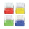 100 Pack of Bulk Wholesale Plastic Manual Handheld Pencil Sharpeners in