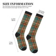 thumbnail image 2 of Lsque colorful plaid Pattern Sport Compression Socks for Men & Women 15-20 mmHg Knee High Nurse Pregnant Running Medical and Travel Athletic, 2 of 6