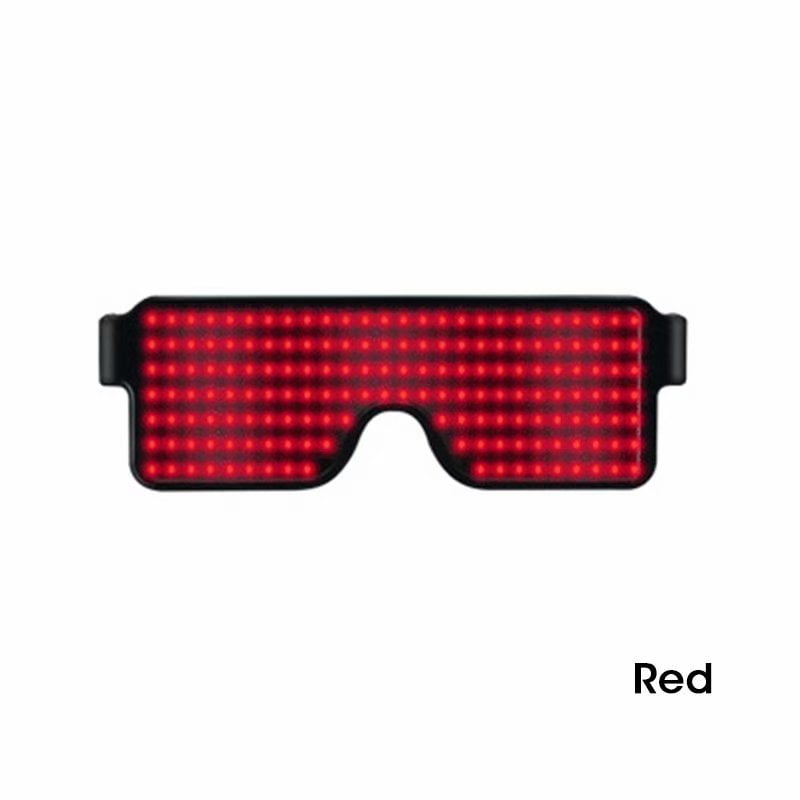Luminous LED Glasses Light Up Glow Flashing Sunglasses Eyewear 8 Modes