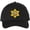 Black Gold Badge, variant on SECURITY OFFICER Badge Baseball Hat Embroidered Security Star Liberty Emblem Cap (NavySilverBadge)