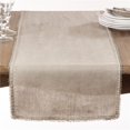 thumbnail image 1 of SARO 15062.N1420B 14 x 20 in. Rectangle Pompon Design Set de Table Naturel - Lot de 4, 1 of 1