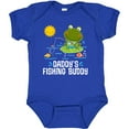 thumbnail image 3 of Inktastic Daddys Fishing Buddy Cute Frog Boys or Girls Baby Bodysuit, 3 of 5