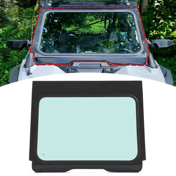 Full Glass Windshield Aluminum Frame For 20-24 Polaris RZR Pro XP 2 and 4 seat