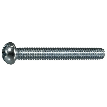 

1/4 -20 x 2 Zinc Plated Steel Coarse Thread Combo Round Head Machine Screws MSCRS-553