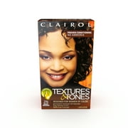 Clairol Textures & Tones Permanent Hair Color, 2N Dark Brown, Hair Dye, 1 Application