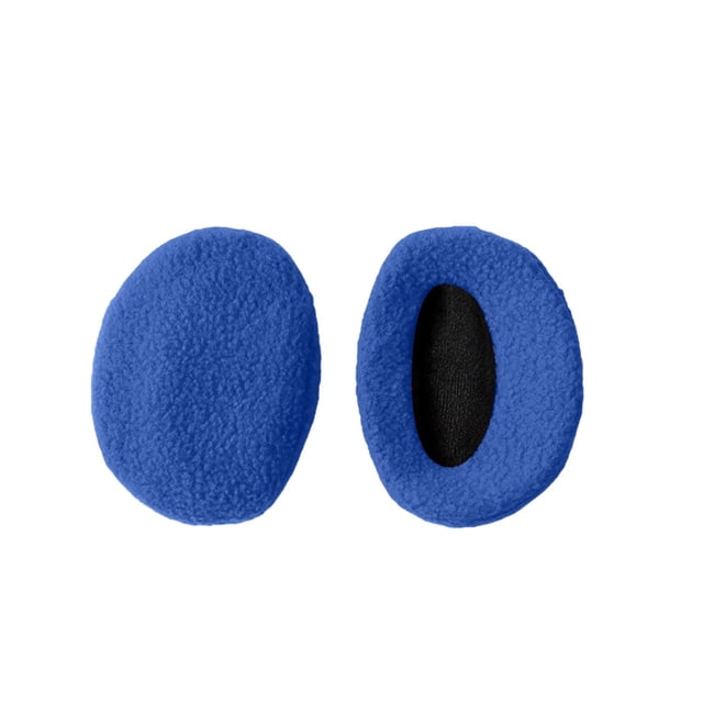 Separate Ear Warm Cover,No Headband Ear Muff,Windproof Thermal Ear Gear,Soft Plush Warm Texture Outdoor Commute Cold Resistant Portable Comfortable Universal Ear Protection Accessory,Blue,S-3.15''