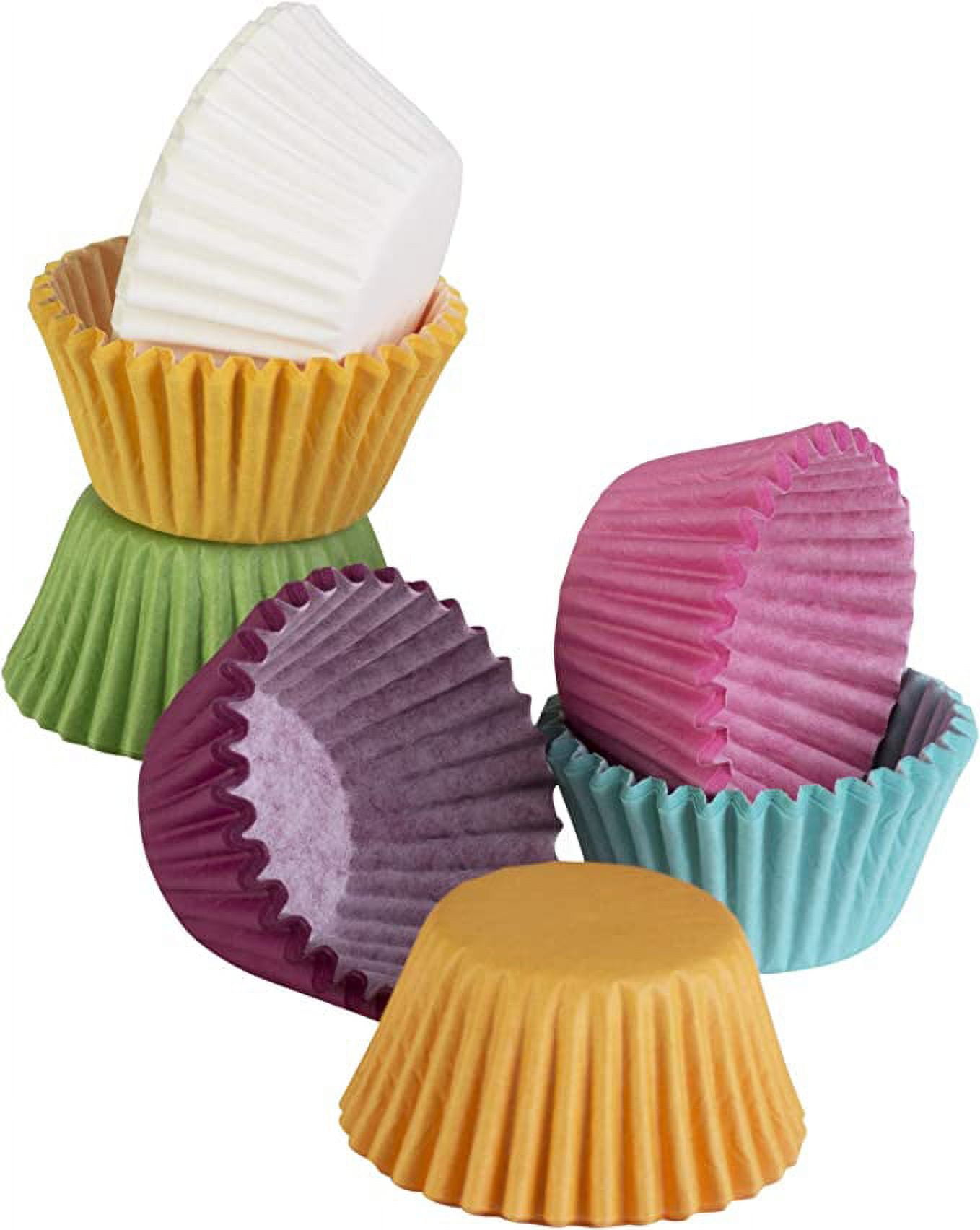 300 Moules à Muffins En Papier - Lot 6 Couleurs, Diamètre 5/7cm, Pour Cupcakes, Pâtisserie, Fêtes Et Anniversaires - 4
