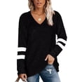 thumbnail image 1 of Camisetas, blusas, sudaderas y túnicas de manga larga con cuello redondo para mujer para el invierno, 1 of 4