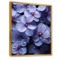 thumbnail image 2 of Designart "Surreal Enchantment In Violet Rain" Violets Floater Framed Canvas Wall Art, 2 of 5